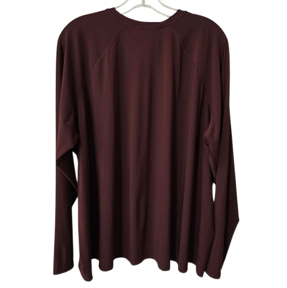 Athleta Ultimate Train Top in Spiced Cabernet Size 2X - Picture 3 of 10